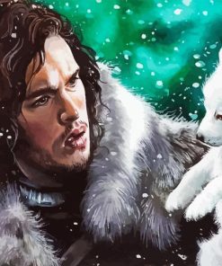 Jon And Ghost Diamond Painting