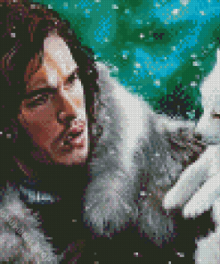 Jon And Ghost Diamond Painting