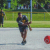 Kickball Players Diamond Painting