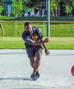 Kickball Players Diamond Painting