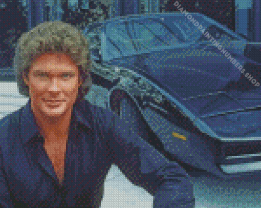 Knight Rider Movie Character Diamond Painting