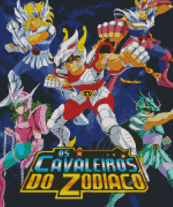 Knights of the Zodiac Diamond Painting