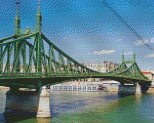 Liberty Bridge Budapest Diamond Painting