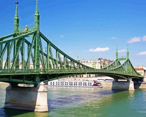 Liberty Bridge Budapest Diamond Painting