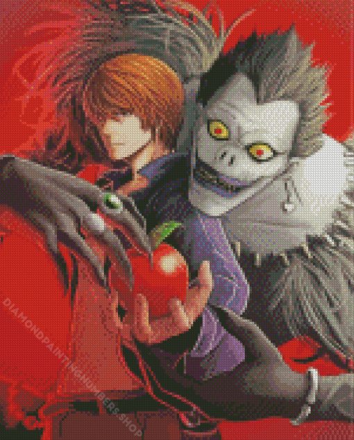 Light Yagami And Ryuk Diamond Painting