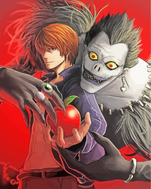 Light Yagami And Ryuk Diamond Painting