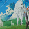 Loth Wolf Diamond Painting