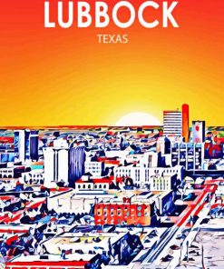 Lubbock Texas Poster Diamond Painting