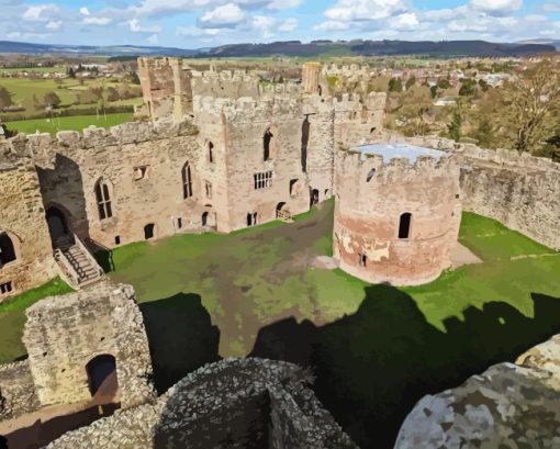 Ludlow Castle Diamond Painting