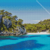 Macarelleta Beach In Minorca Diamond Painting