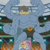 Machamp Fighting Pokemon Diamond Painting