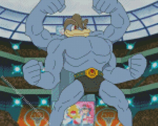 Machamp Fighting Pokemon Diamond Painting