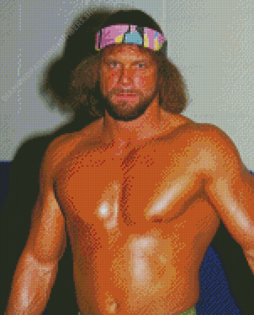 Macho Man Wrestler Diamond Painting