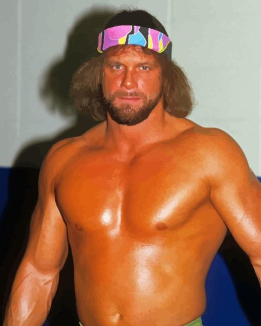 Macho Man Wrestler Diamond Painting