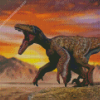 Mad Dinosaur Diamond Painting