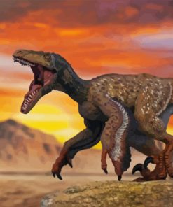 Mad Dinosaur Diamond Painting