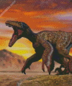 Mad Dinosaur Diamond Painting