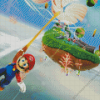 Mario Galaxy Diamond Painting