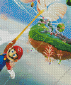 Mario Galaxy Diamond Painting