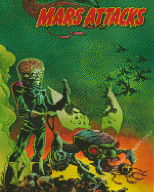 Mars Attacks Diamond Painting