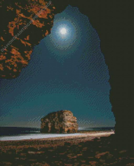 Marsden Rock Landscape Diamond Painting