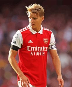 Martin Odegaard Football Player Diamond Painting