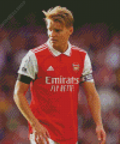 Martin Odegaard Football Player Diamond Painting