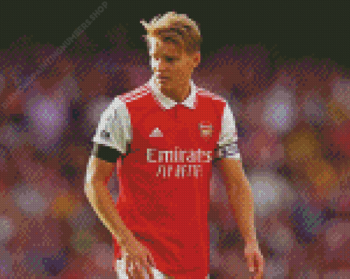 Martin Odegaard Football Player Diamond Painting