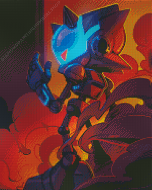 Metal Sonic Diamond Painting