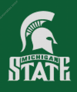 Michigan State Football Logo Diamond Painting