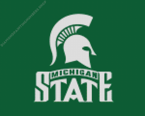 Michigan State Football Logo Diamond Painting