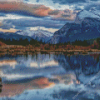 Mount Rundle Diamond Painting