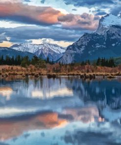 Mount Rundle Diamond Painting