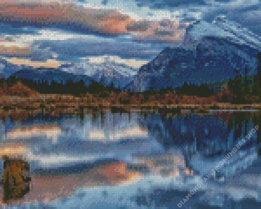 Mount Rundle Diamond Painting