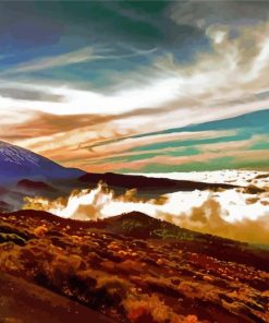 Mount Teide Volcano Diamond Painting