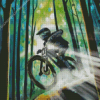 Mountain Biking Diamond Painting