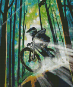 Mountain Biking Diamond Painting