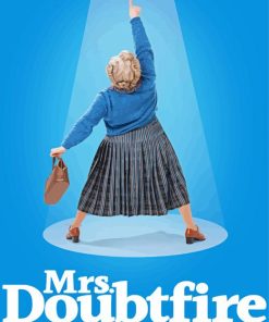 Mrs Doubtfire Poster Diamond Painting