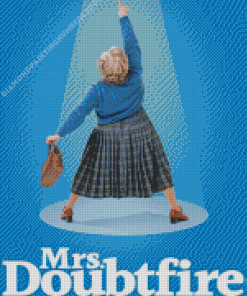 Mrs Doubtfire Poster Diamond Painting