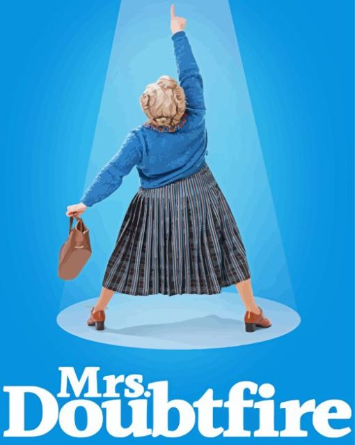 Mrs Doubtfire Poster Diamond Painting