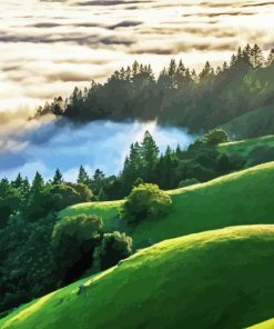 Mt Tamalpais Diamond Painting