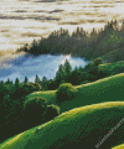 Mt Tamalpais Diamond Painting