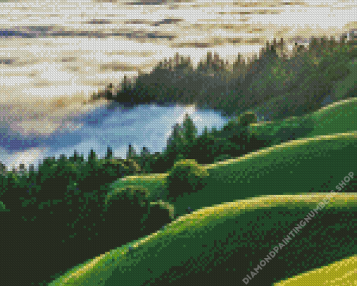 Mt Tamalpais Diamond Painting