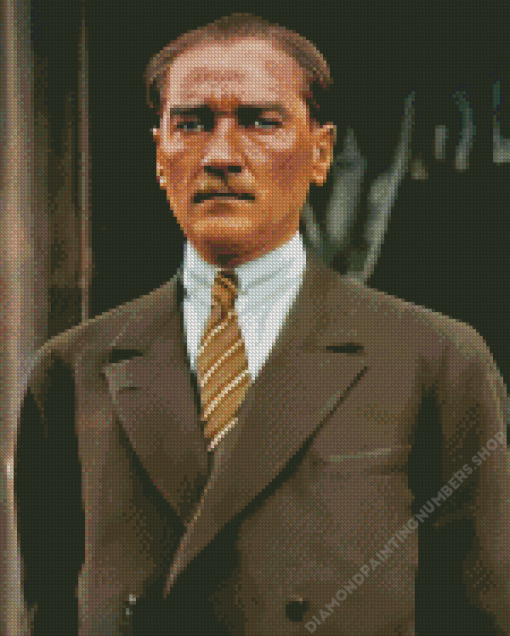 Mustafa Kemal Ataturk Diamond Painting