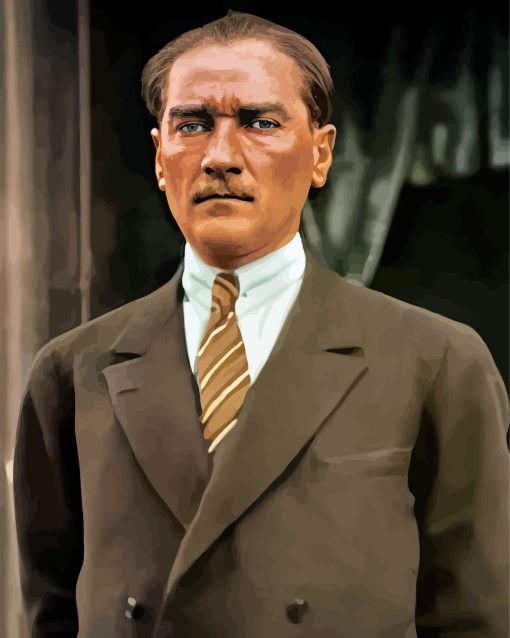 Mustafa Kemal Ataturk Diamond Painting