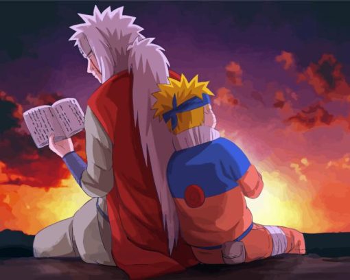 Naruto Uzumaki And Jiraiya Diamond Painting