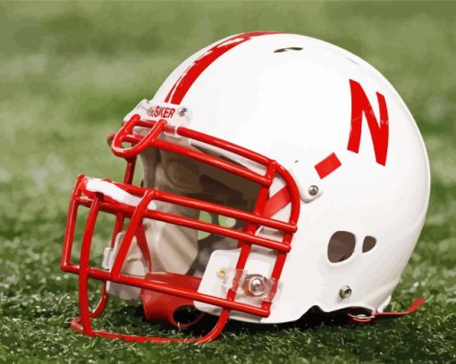 Nebraska Huskers Helmet Diamond Painting