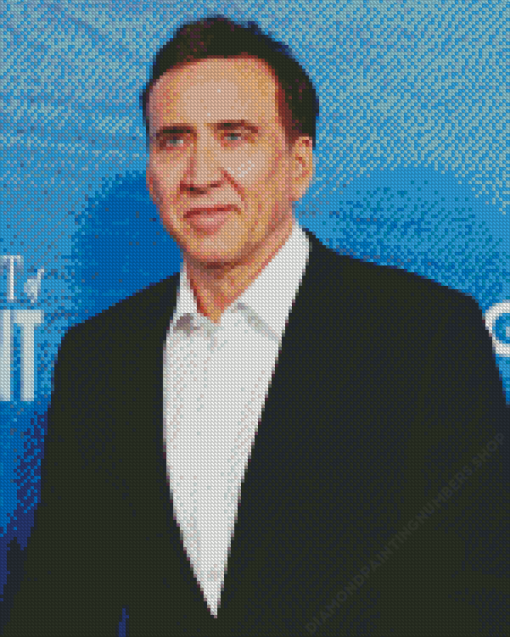 Nicolas Cage Diamond Painting