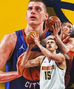 Nikola Jokic Basketball Diamond Painting