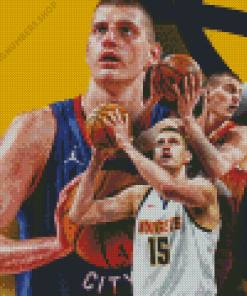 Nikola Jokic Basketball Diamond Painting